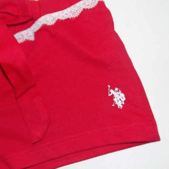 US Polo Assn. US flag heart Tank top and shorts Lounge Set Pajama M,L - Picture 5 of 8